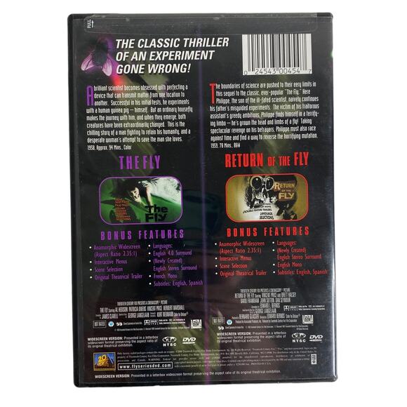 The Wolf Man, The Fly, and Return of the Fly DVD Bundle - Picture 3 of 8